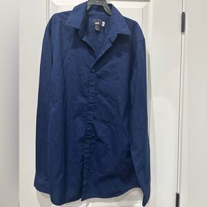 H&M blue dress shirt